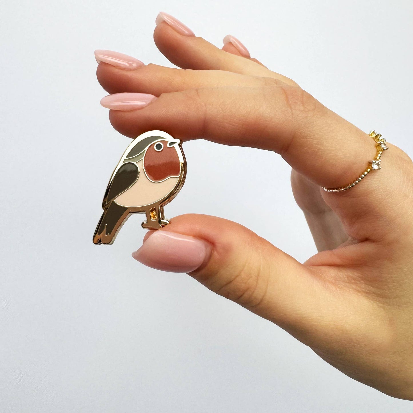 Robin Pin Badge