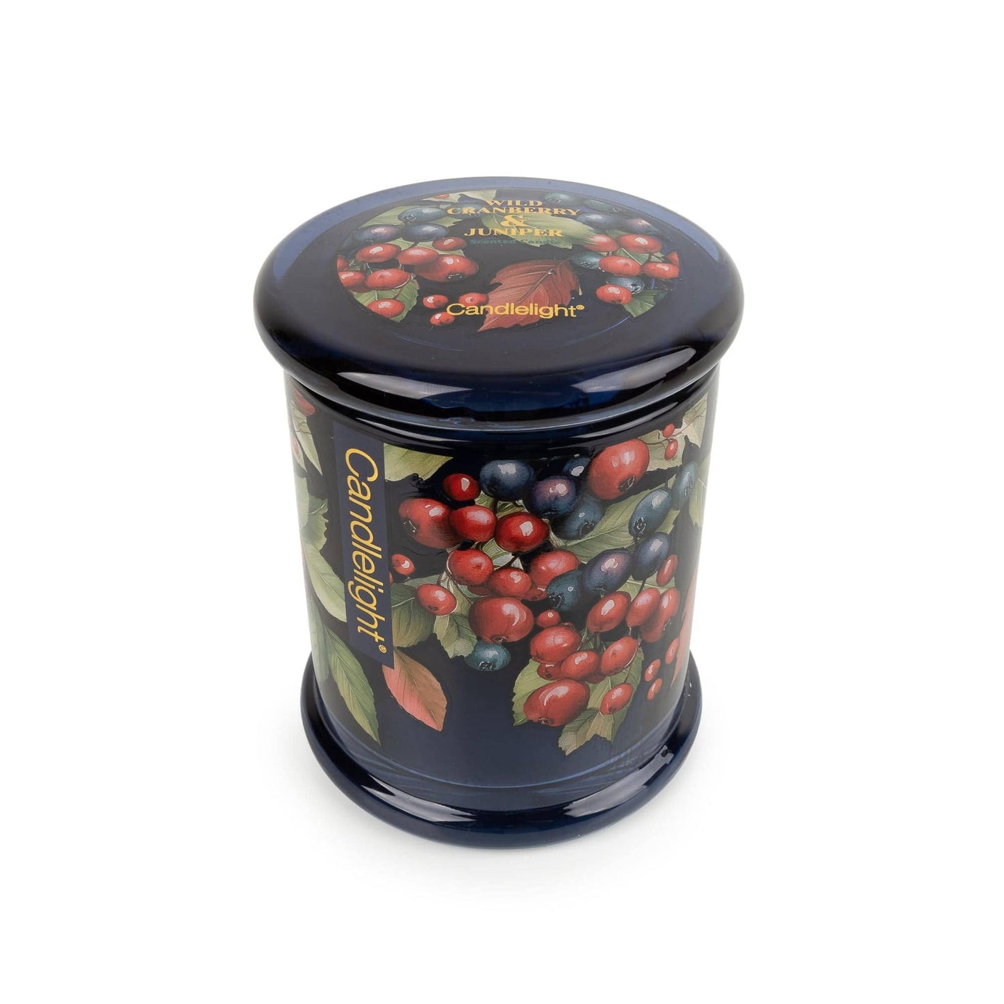 Candlelight Products Ltd - Large Glass Jar Cranberry & Juniper 6pk