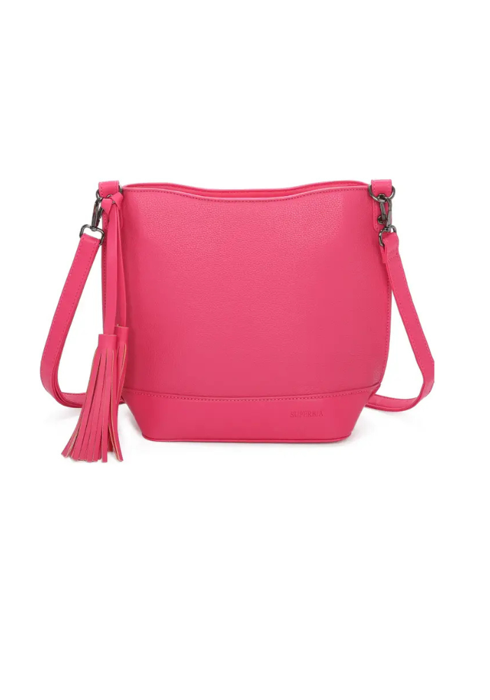Boho Cross Body Bag with Tassel