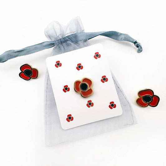 Poppy pin badge Brooch