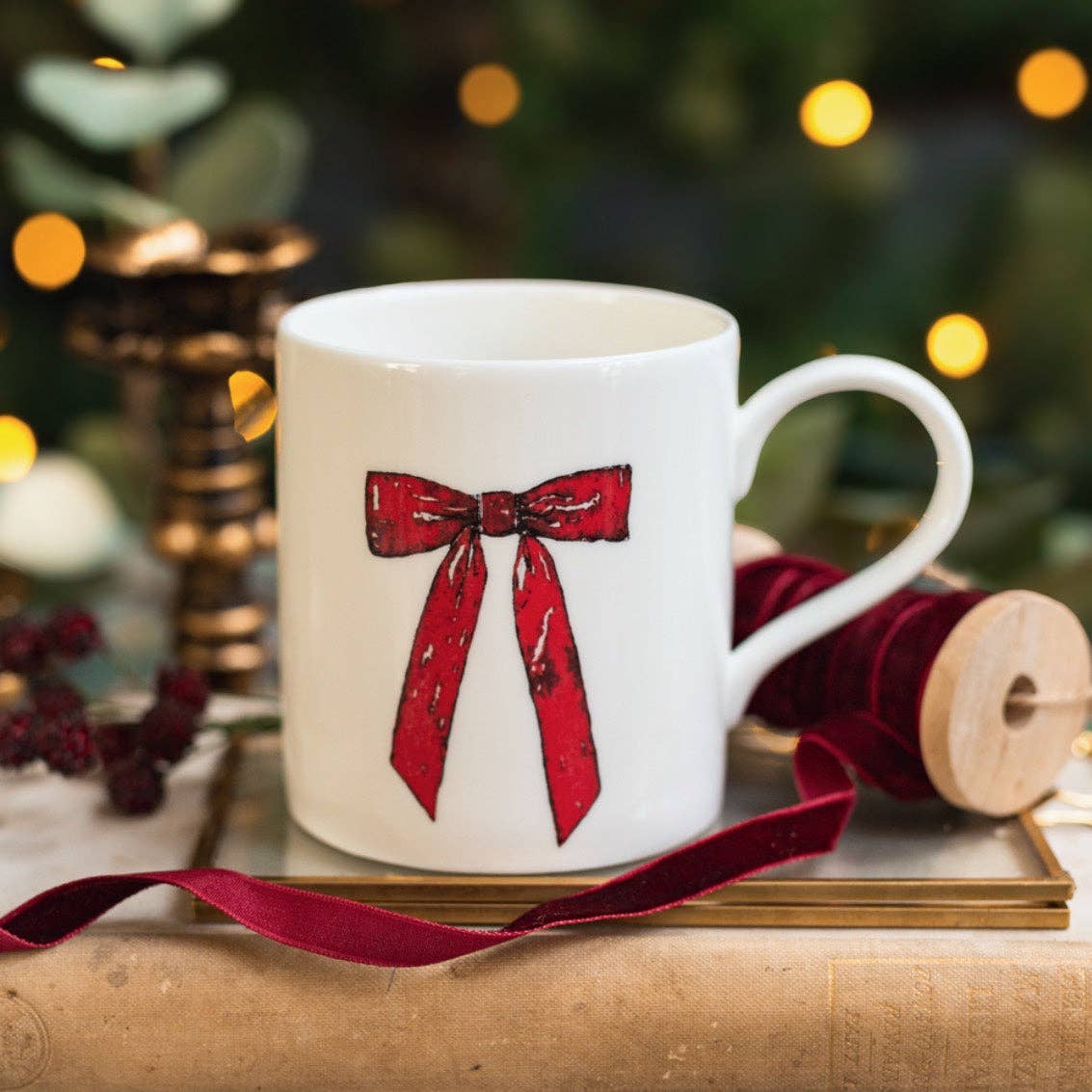 Toasted Crumpet - Bow Mug in a Gift Box