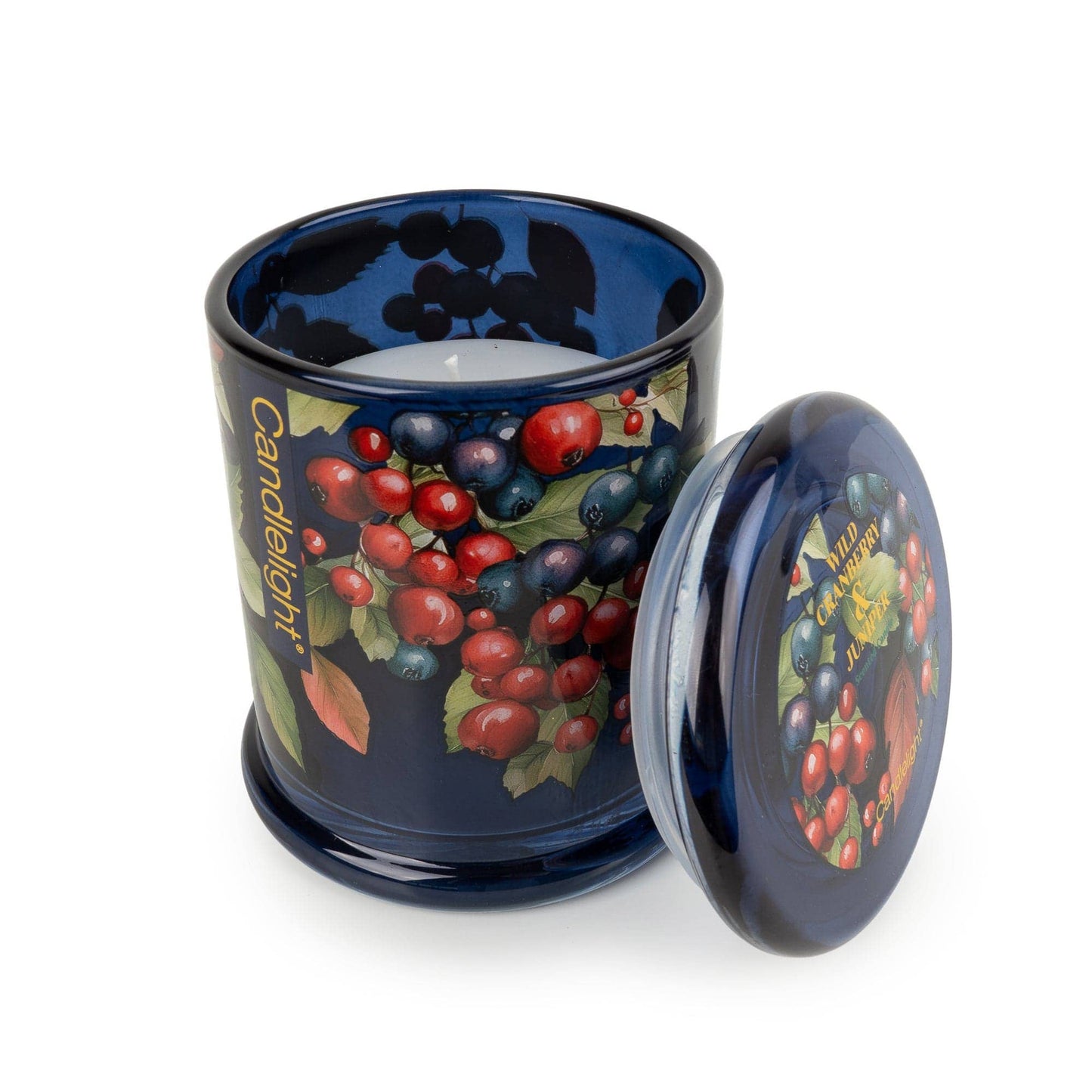 Candlelight Products Ltd - Large Glass Jar Cranberry & Juniper 6pk