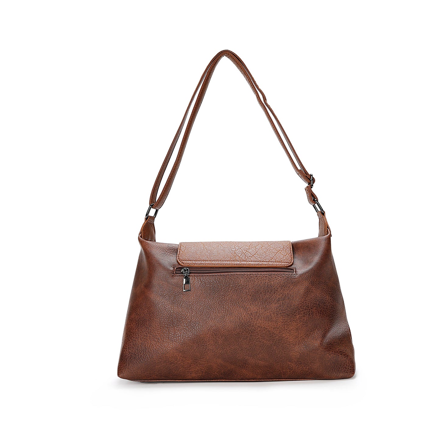 Superbia - Soft Medium Size Slouch Shoulder Bag-9354(Carla Range): Black