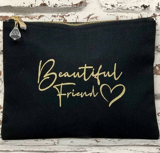 'Beautiful Friend' Make Up Toiletry Pouch