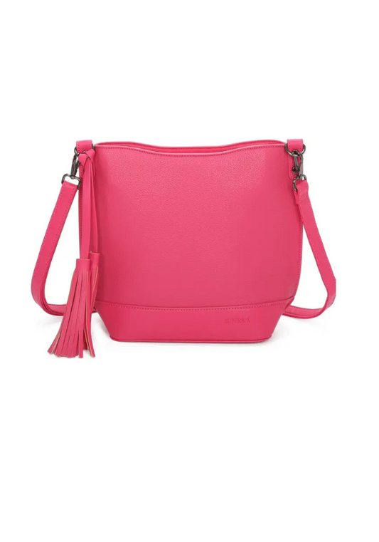 Boho Cross Body Bag with Tassel