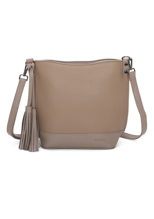 Boho Style Cross Body Bag with Tassel