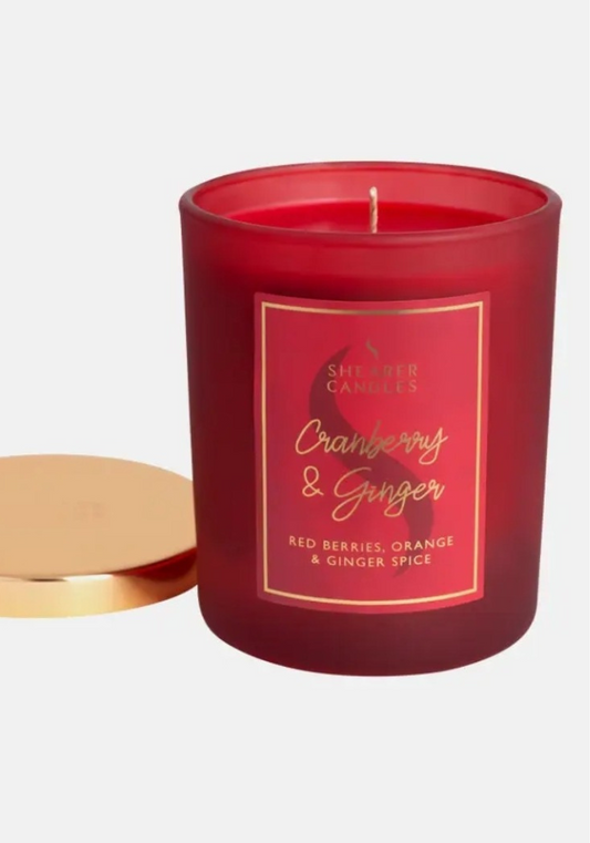 Shearers Cranberry & Ginger Scented Candle