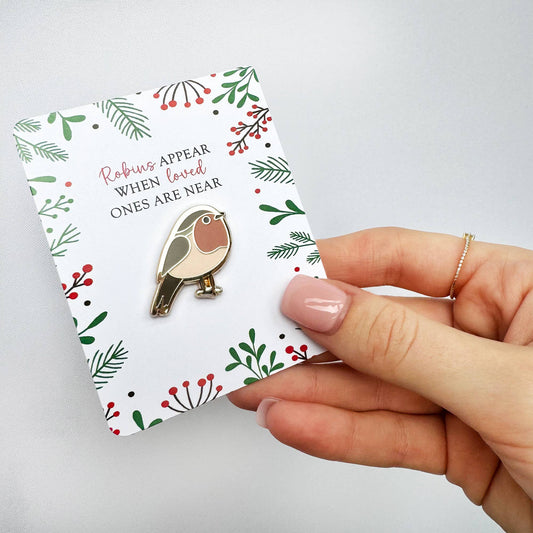 Robin Pin Badge