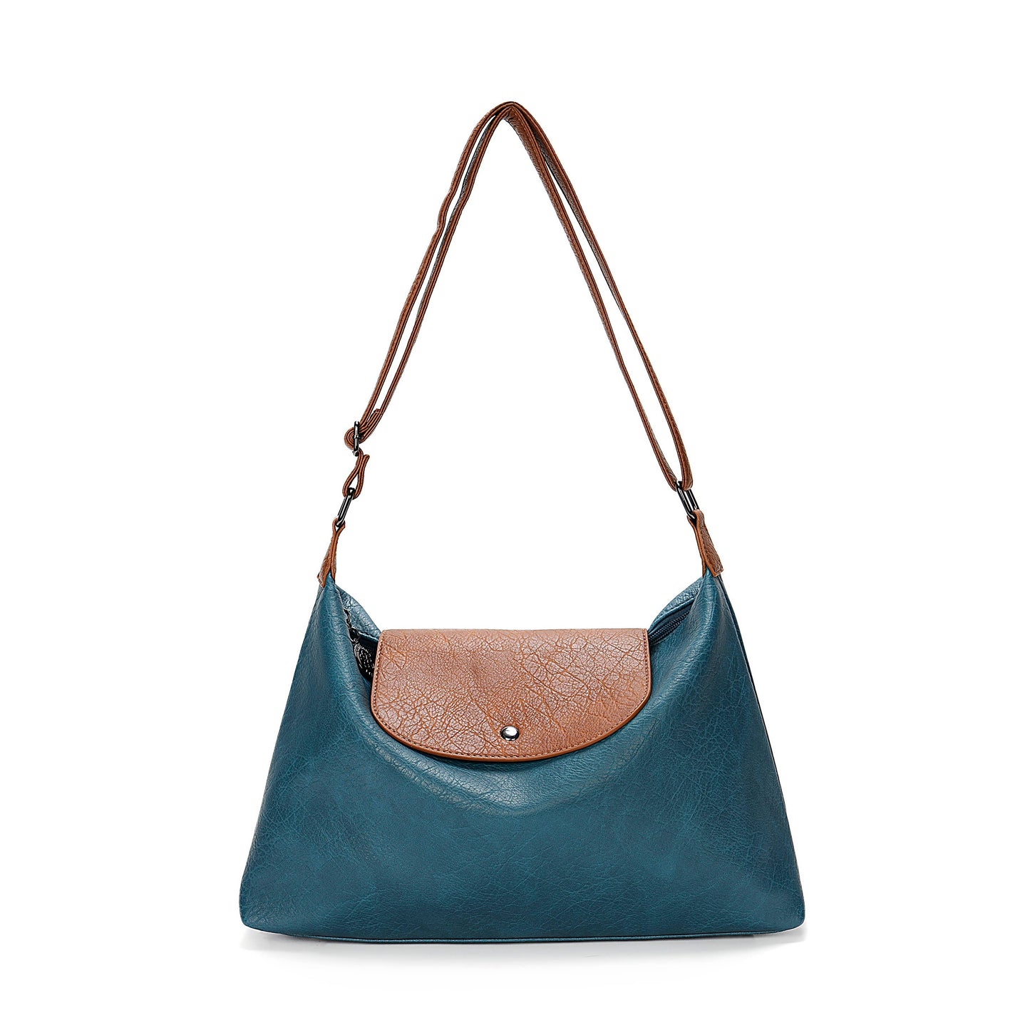 Superbia - Soft Medium Size Slouch Shoulder Bag-9354(Carla Range): Black