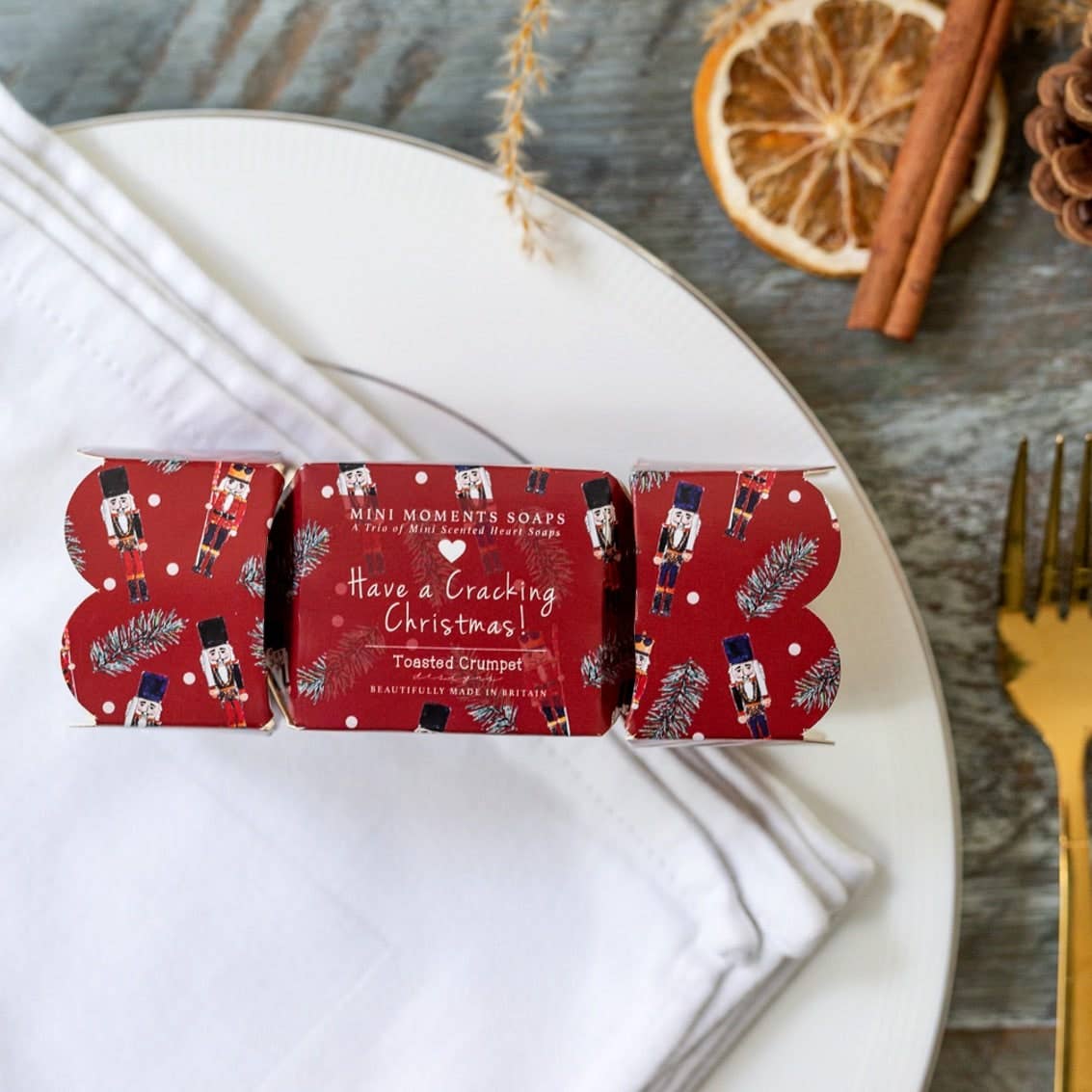 Toasted Crumpet - Nutcracker Boxed Mini Soaps