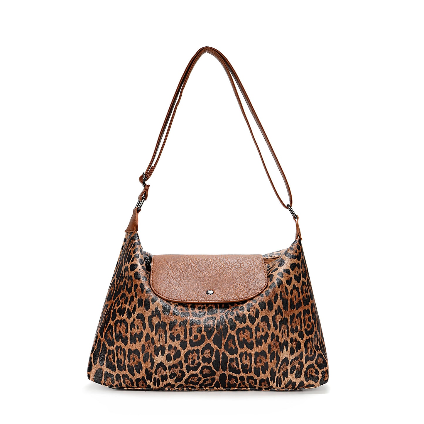 Superbia - Soft Medium Size Slouch Shoulder Bag-9354(Carla Range): Black