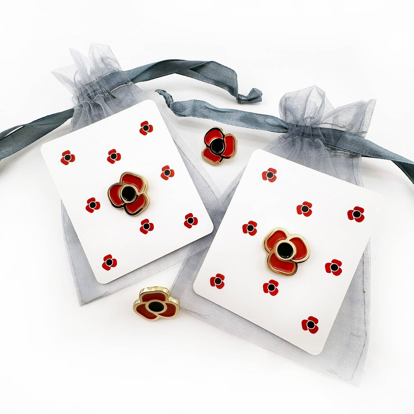 Poppy pin badge Brooch