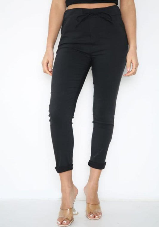 Magic Stretch Front Tie Trousers
